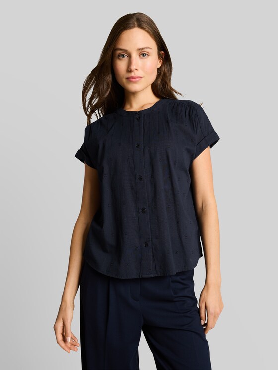 Loose fit blouse - sky captain blue