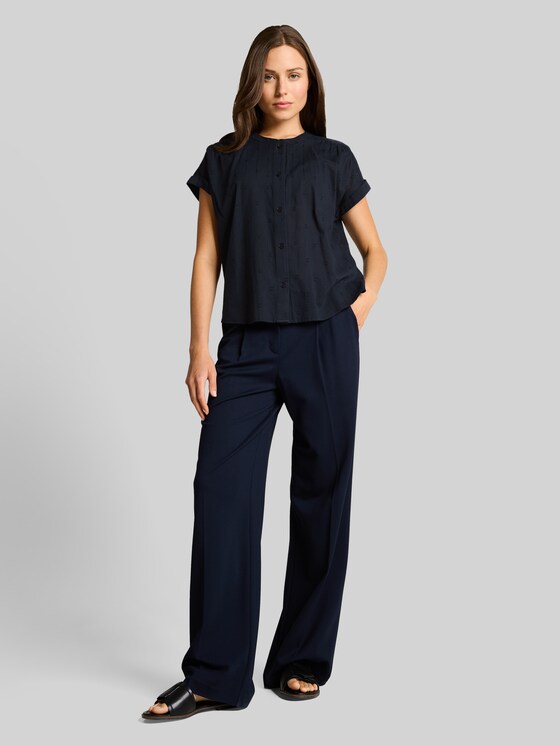 Loose fit blouse - sky captain blue