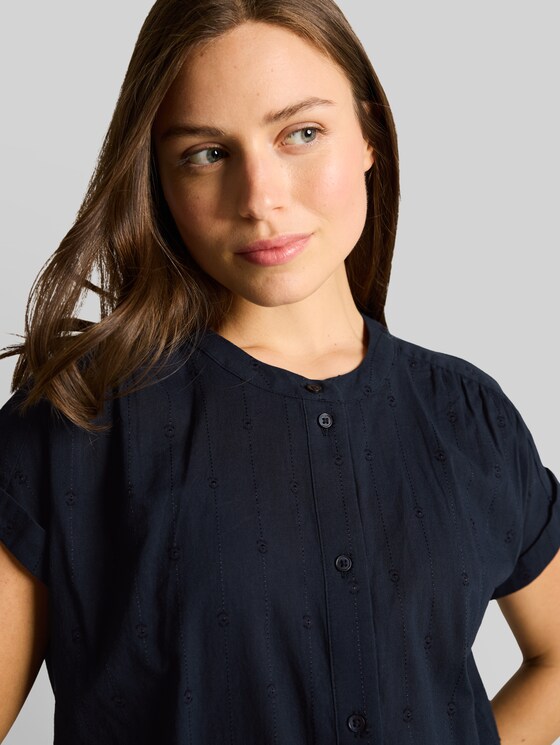 Loose fit blouse - sky captain blue