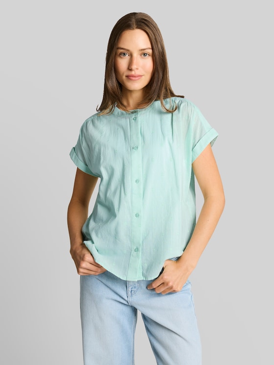 Loose fit blouse - blue haze