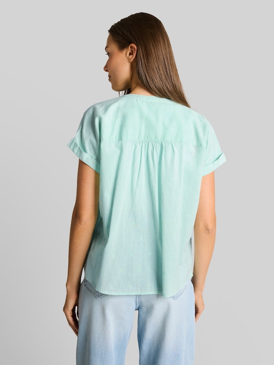 Loose fit blouse - blue haze