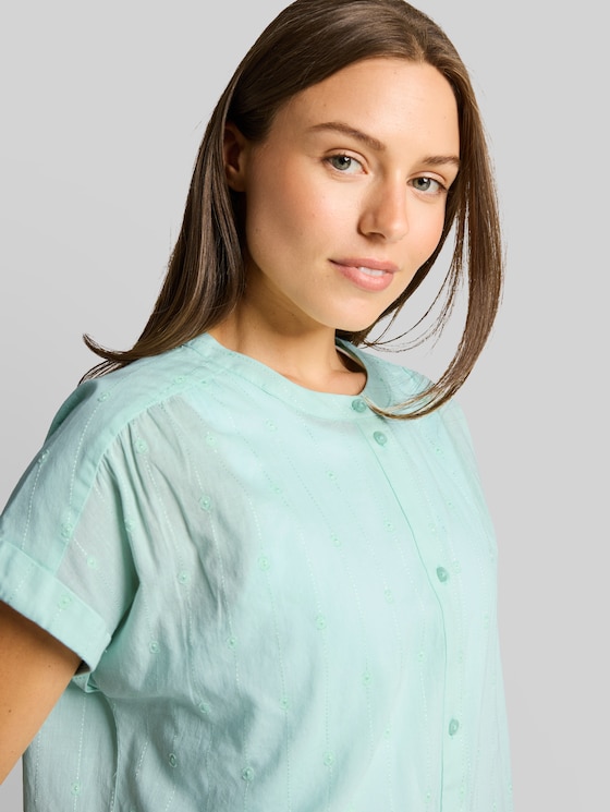 Loose fit blouse - blue haze