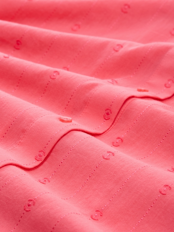 Loose fit blouse - soft coral pink