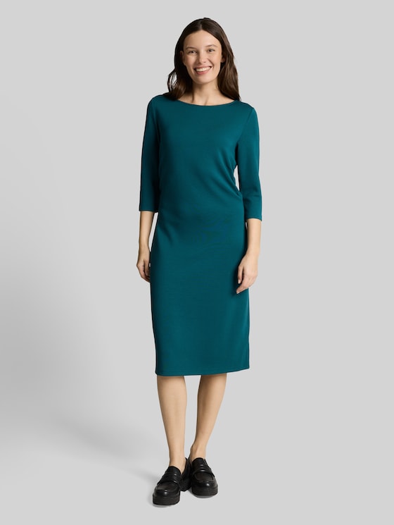 Dress with ruffles - Deep Meadow Green