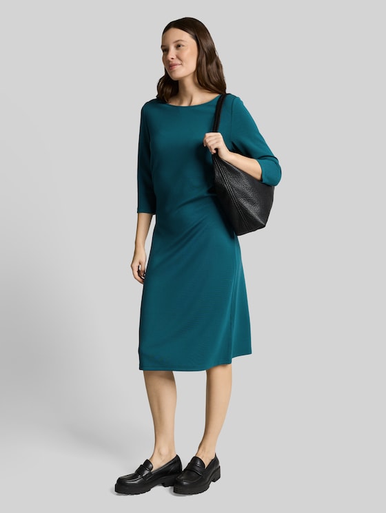 Dress with ruffles - Deep Meadow Green