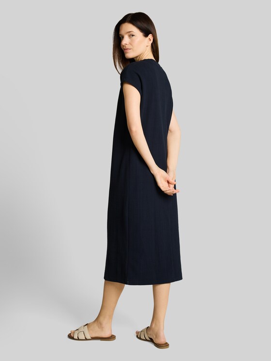 Loose fit midi dress - sky captain blue