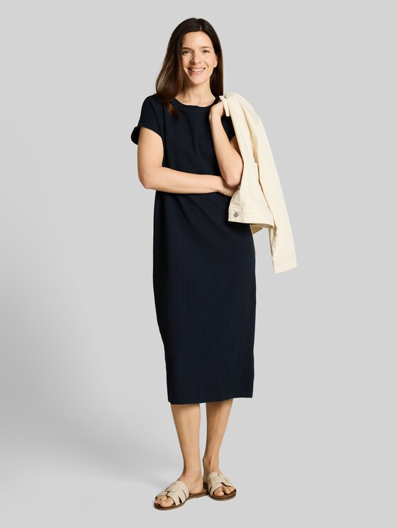 Loose fit midi dress - sky captain blue