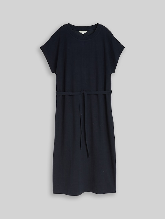 Loose fit midi dress - sky captain blue