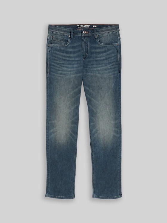 TTMARVIN STRAIGHT Jeans - Tinted Blue Denim
