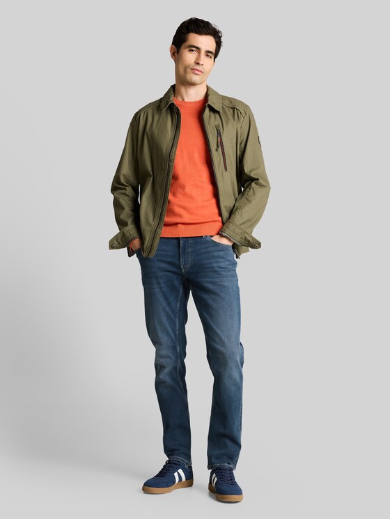TTCURT TAPERED jeans with super stretch - Used Dark Stone Blue Denim