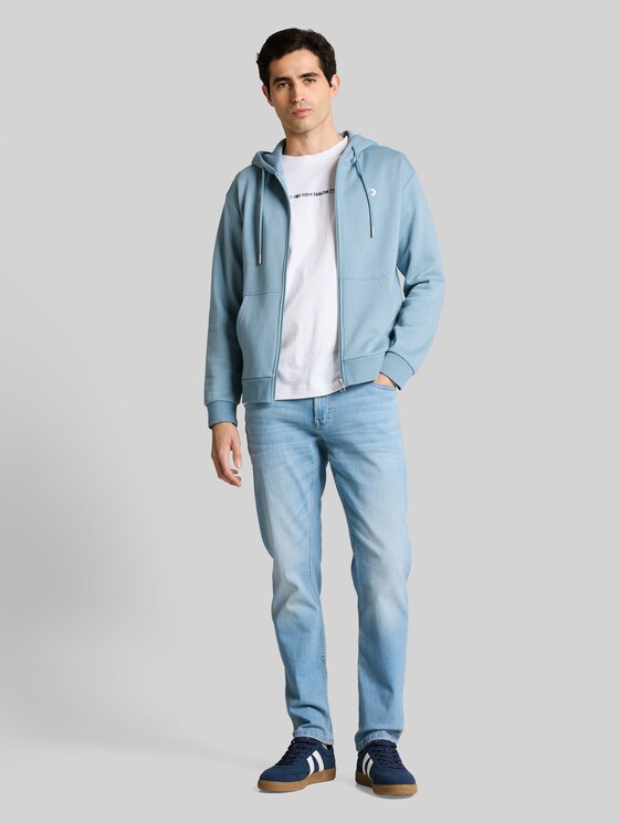 TTCURT TAPERED jeans with super stretch - Light Stone Blue Denim