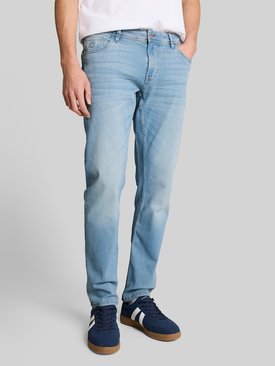 TTCURT TAPERED jeans with super stretch - Light Stone Blue Denim