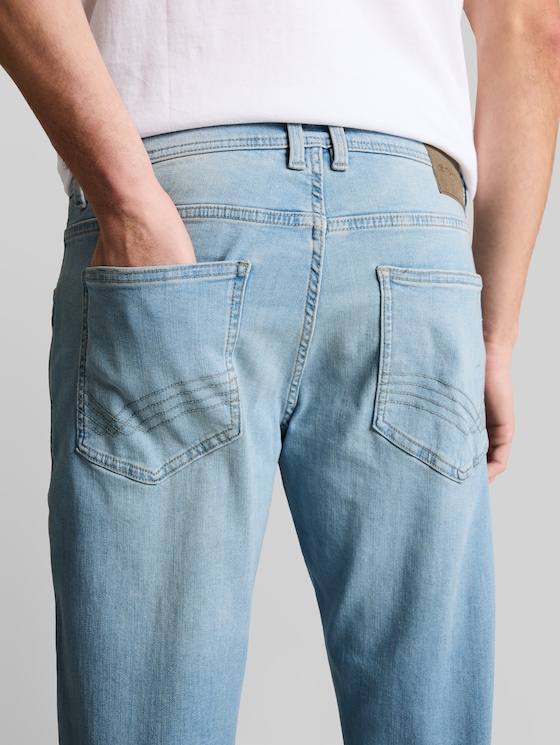 TTCURT TAPERED jeans with super stretch - Light Stone Blue Denim