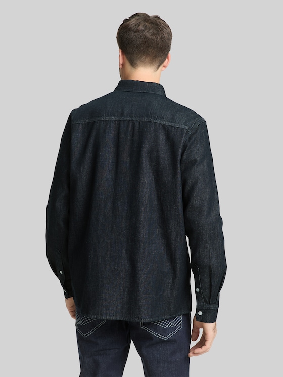 Regular fit denim shirt - Rinsed Blue Denim