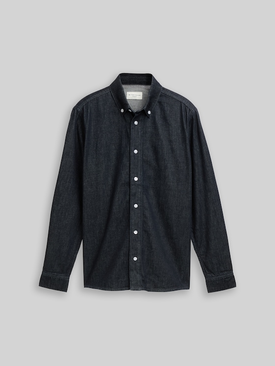 Regular fit denim shirt - Rinsed Blue Denim