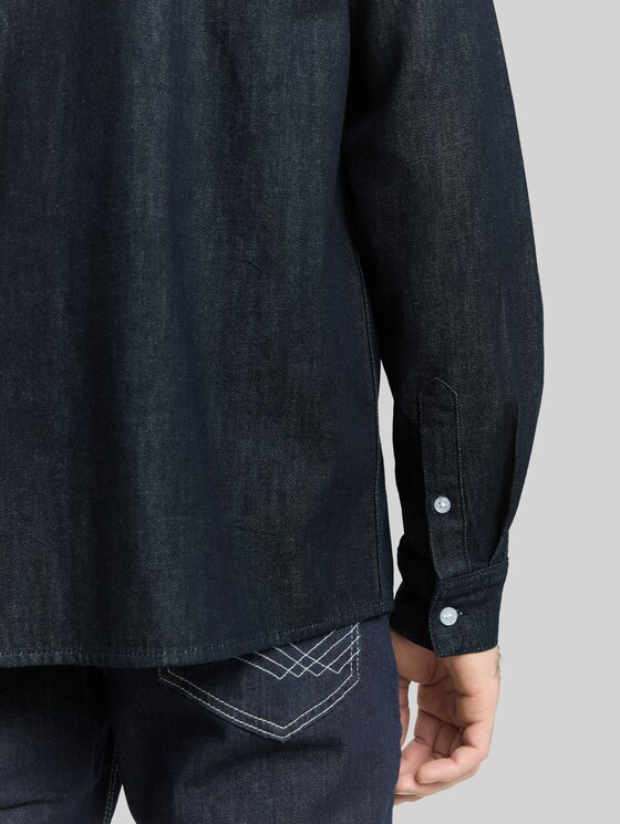 Regular fit denim shirt - Rinsed Blue Denim