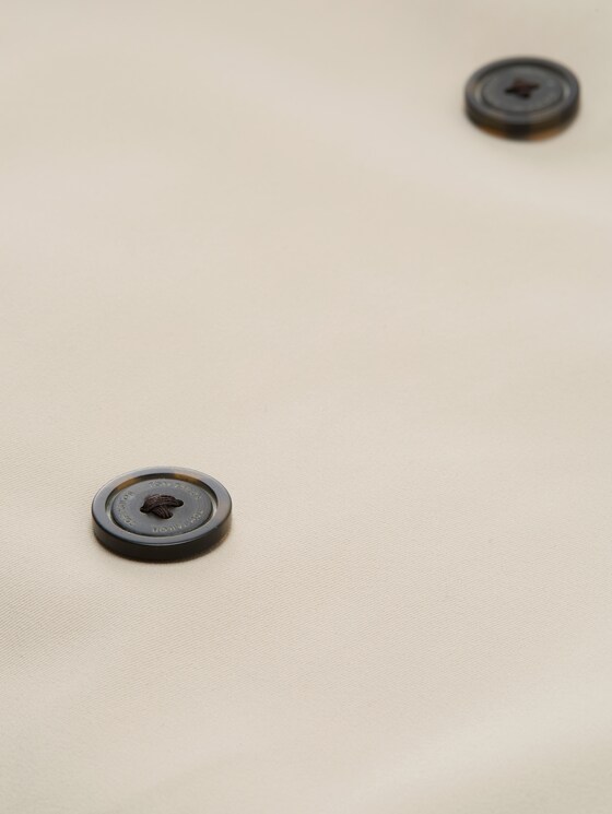 Trench coat made from water-repellent material - sand stone beige