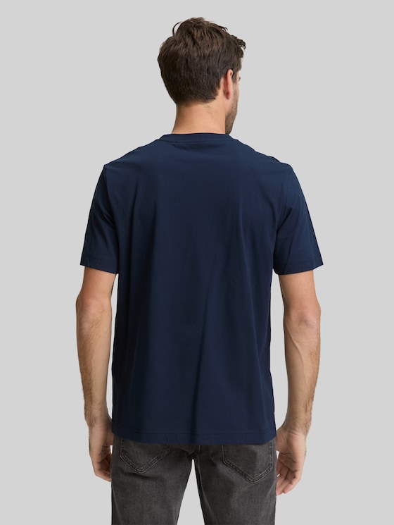 T-shirt with logo print - sky captain blue