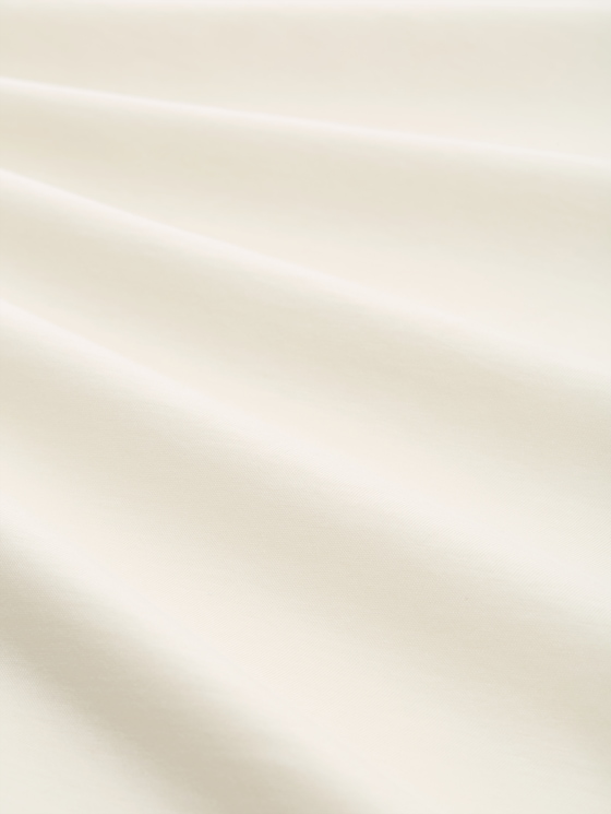 T-shirt with embroidered logo - Gardenia White