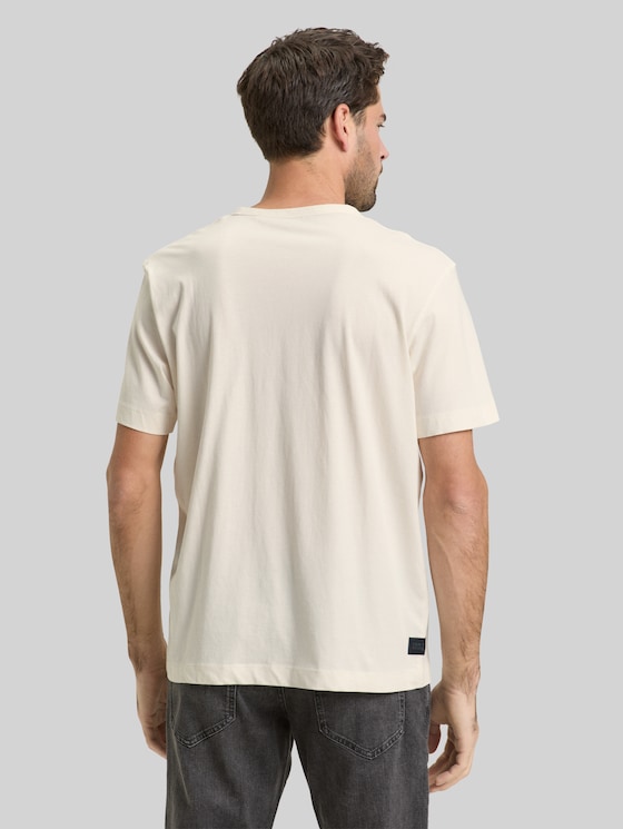 Printed T-shirt - Gardenia White