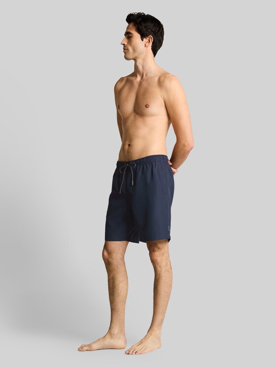 Swim shorts with drawstring - sky captain blue