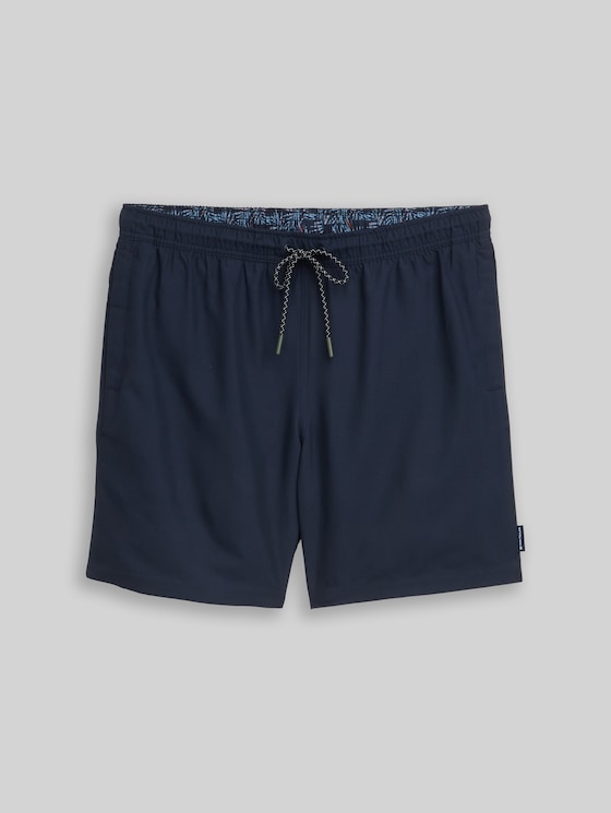 Swim shorts with drawstring - sky captain blue