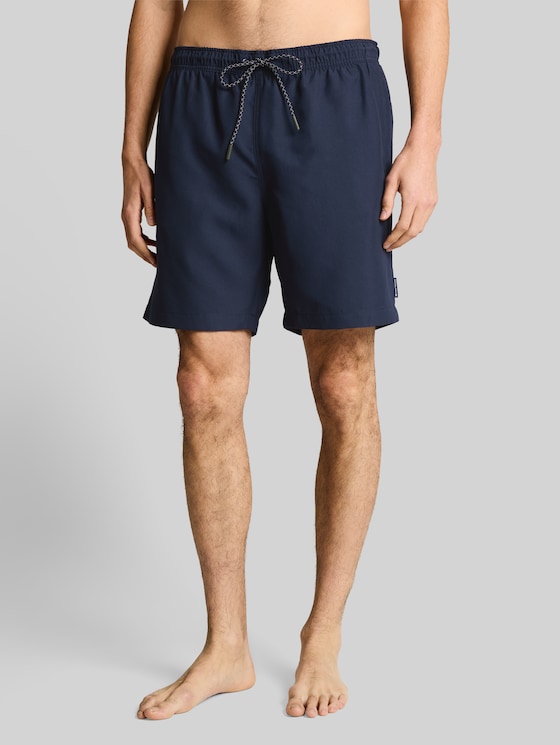 Swim shorts with drawstring - sky captain blue