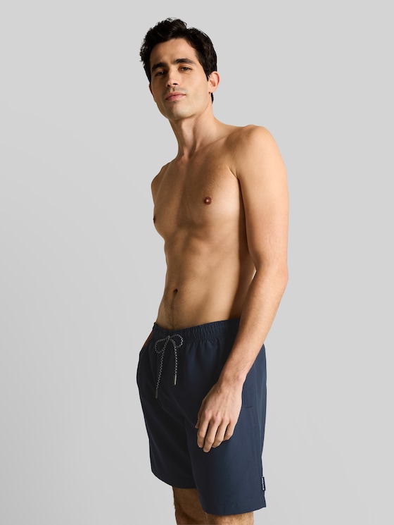 Swim shorts with drawstring - sky captain blue