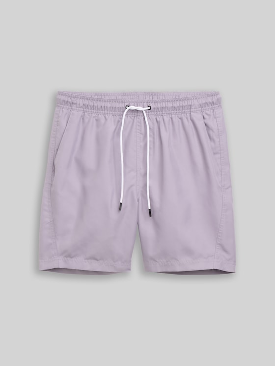 Basic swim shorts - soft lilac grey