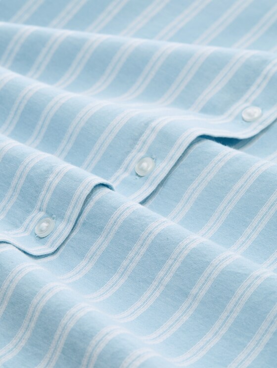 Striped blouse - blue white stripe