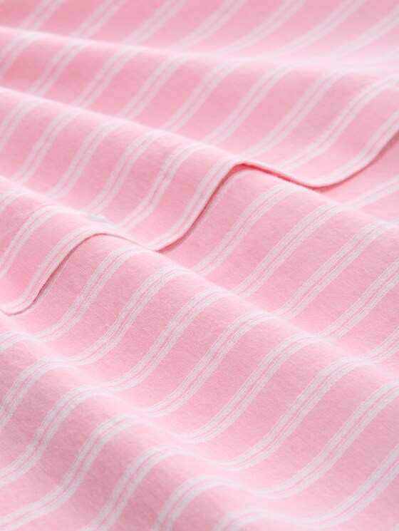 Striped blouse - blush pink stripe