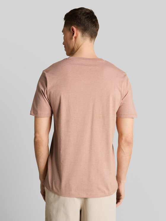 T-shirt with a palm tree print - faded copper orange