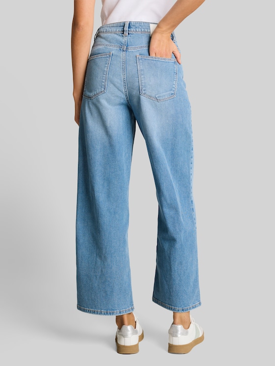 TTNELMA CULOTTE Jeans - Clean Light Stone Blue Denim