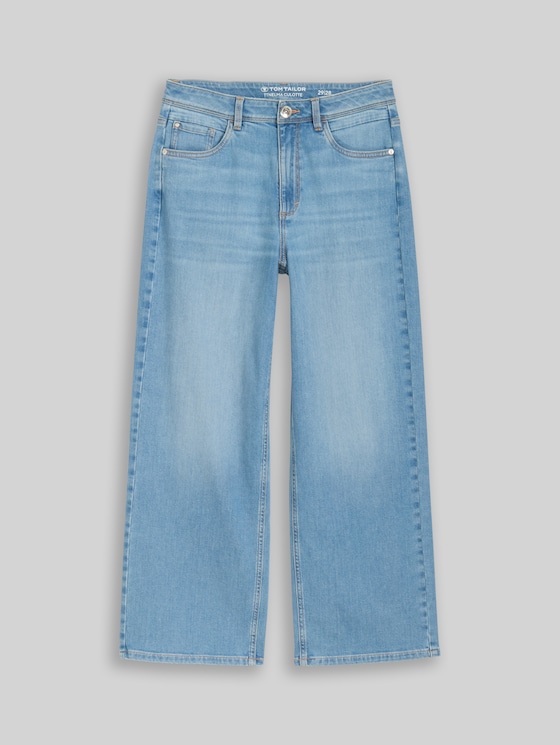 TTNELMA CULOTTE Jeans - Clean Light Stone Blue Denim