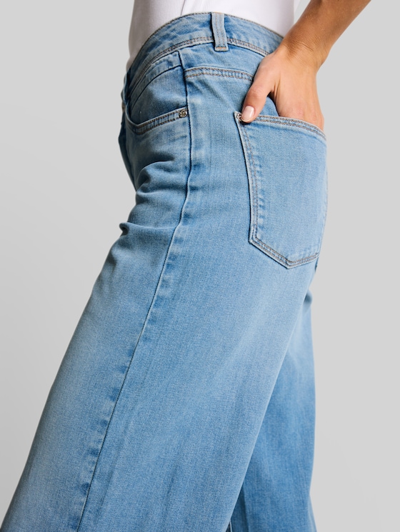 TTNELMA CULOTTE Jeans - Clean Light Stone Blue Denim