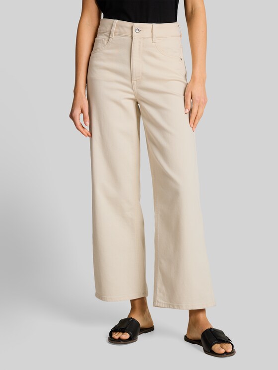 TTNELMA CULOTTE Jeans - raw offwhite denim