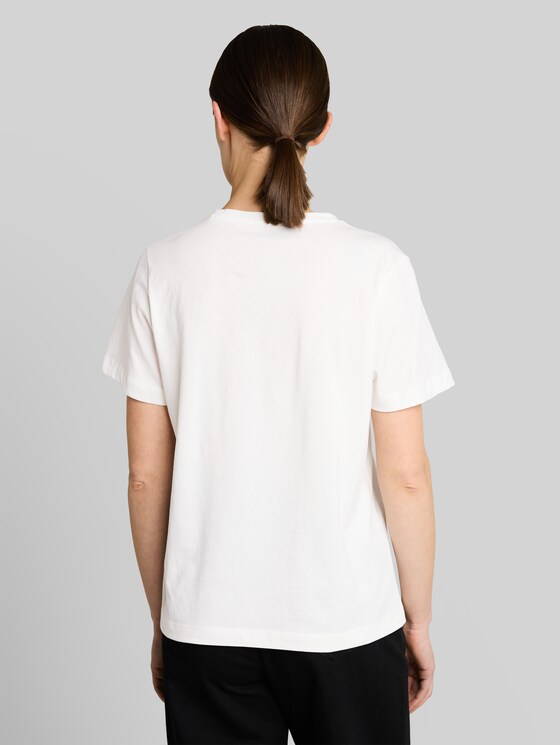 Printed T-shirt - Dove White