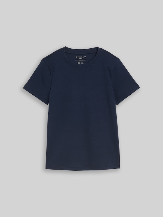 Basic cotton T-shirt - Real Navy Blue