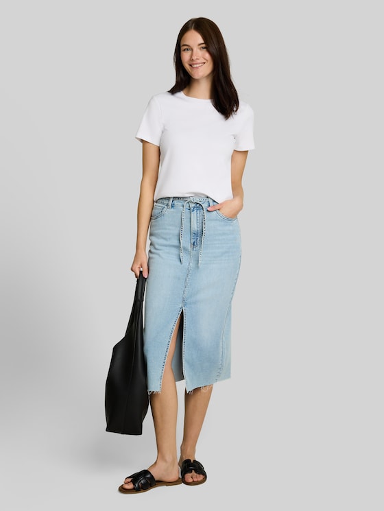 Basic cotton T-shirt - White