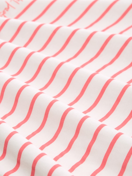 Striped T-shirt - Whisper White
