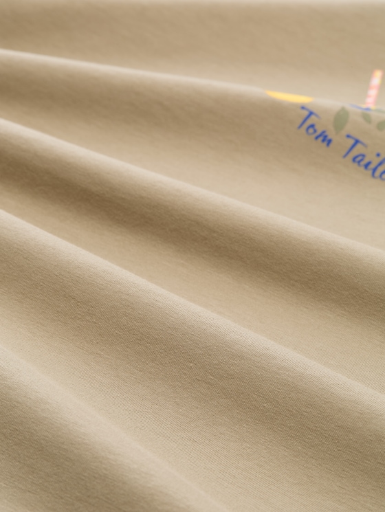 Printed T-shirt - Silver Olive