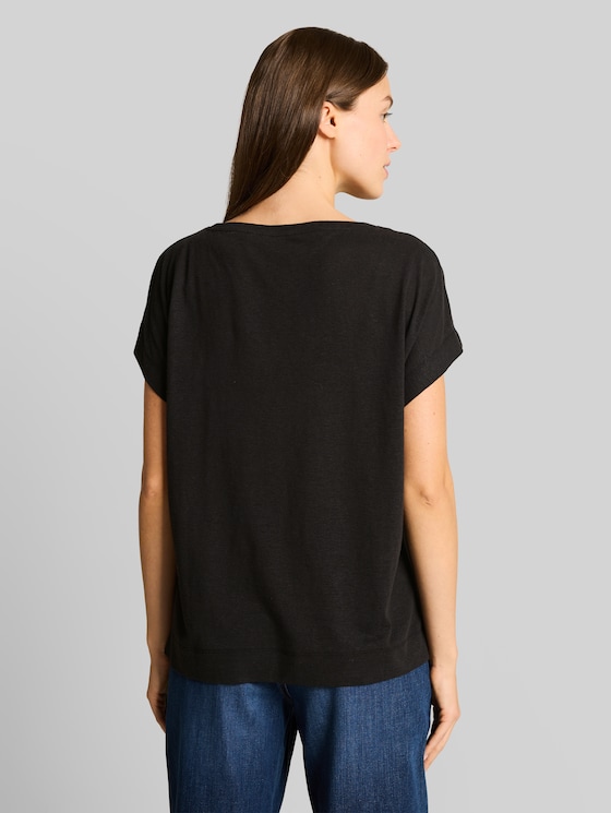 Loose fit T-shirt - deep black