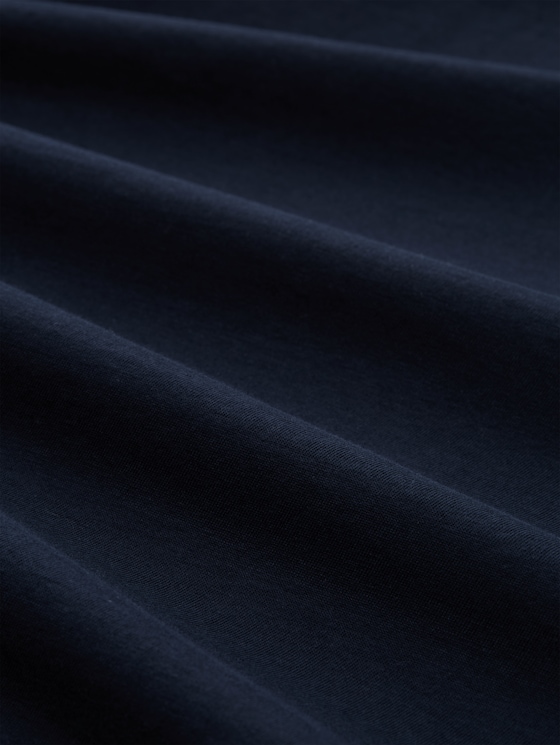 T-shirt with embroidery - sky captain blue