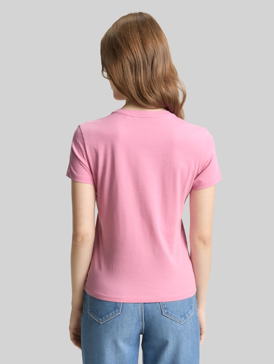 T-shirt with embroidery - Soft Blush Rose