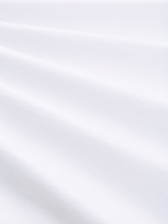 Boxy-fit T-shirt with embroidery - White