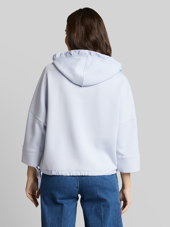 Hoodie sweatshirt from Scuba - soft dusty blue