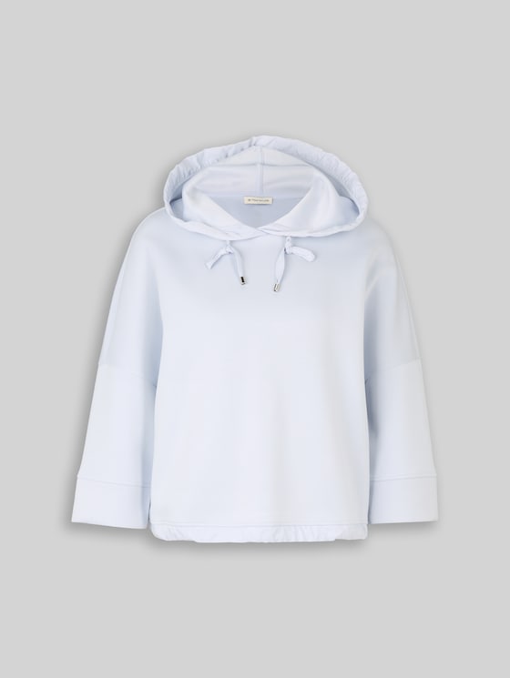 Hoodie sweatshirt from Scuba - soft dusty blue
