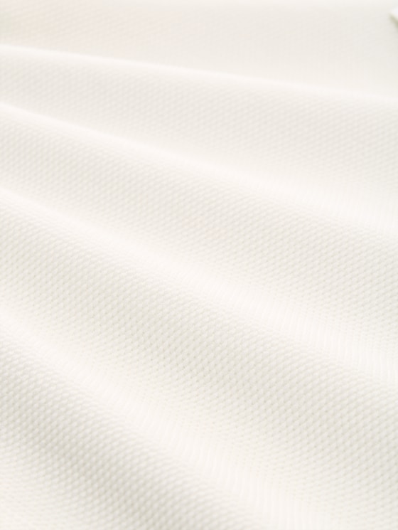 Sweatshirt with stand-up collar - Whisper White