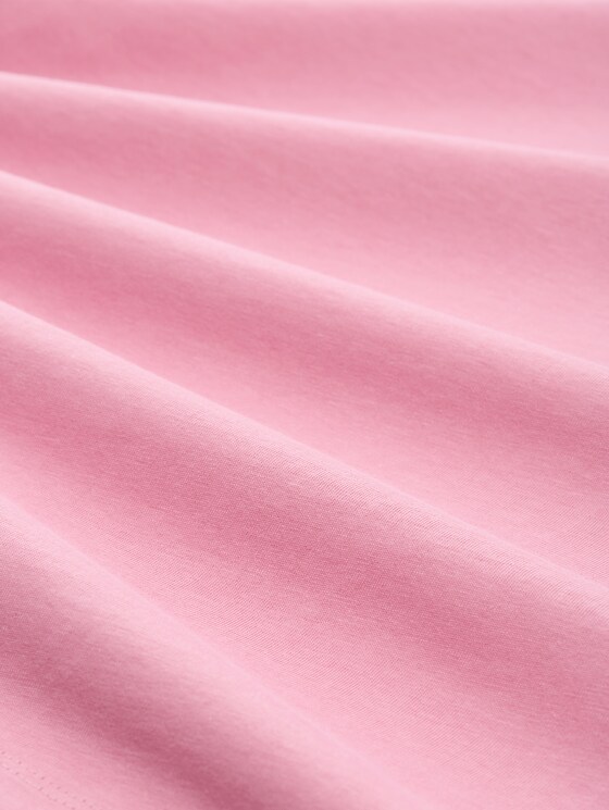 Cotton T-shirt - Soft Blush Rose