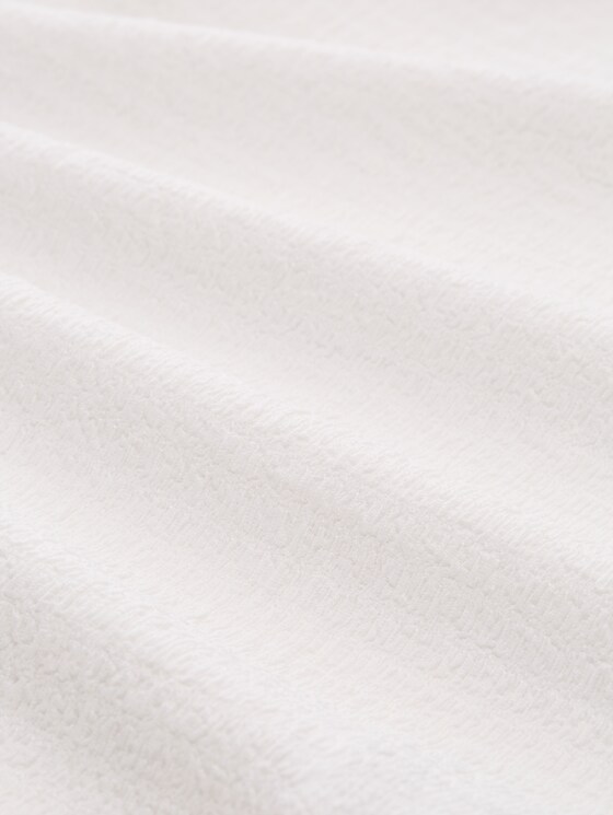Slim fit crinkle T-shirt - off white